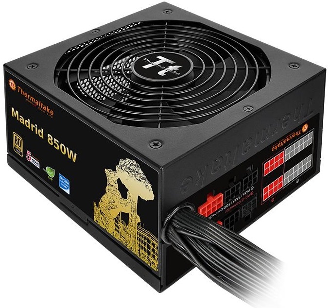

Блок питания Thermaltake European Gold Madrid 850W GOLD (W0495RE)