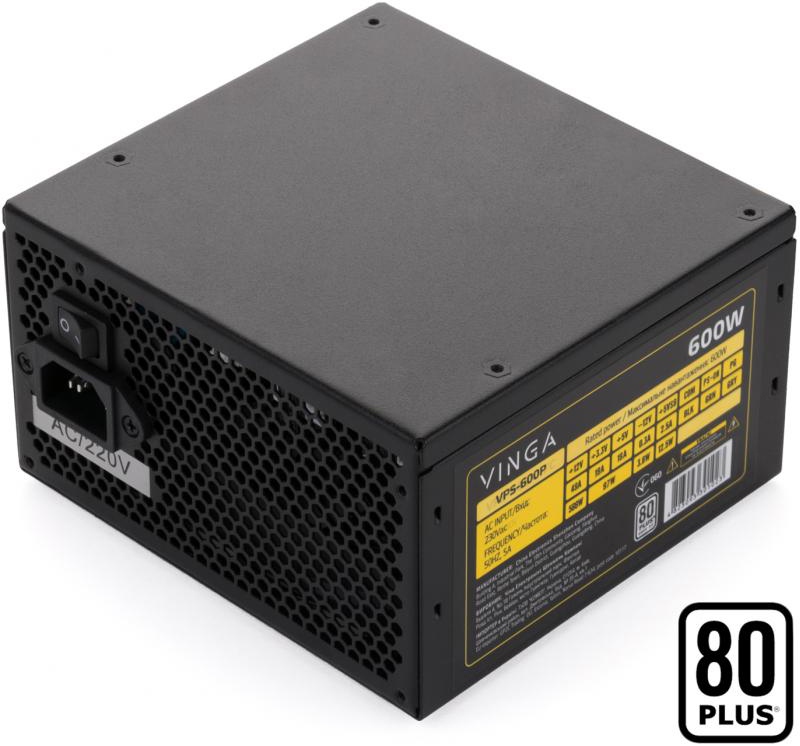 Блок питания Vinga 600W (VPS-600P) в Киеве
