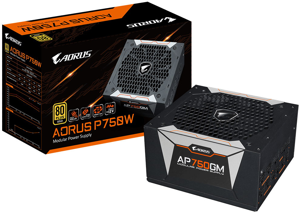 Блок живлення GIGABYTE AORUS GP-AP750GM 750W · 6