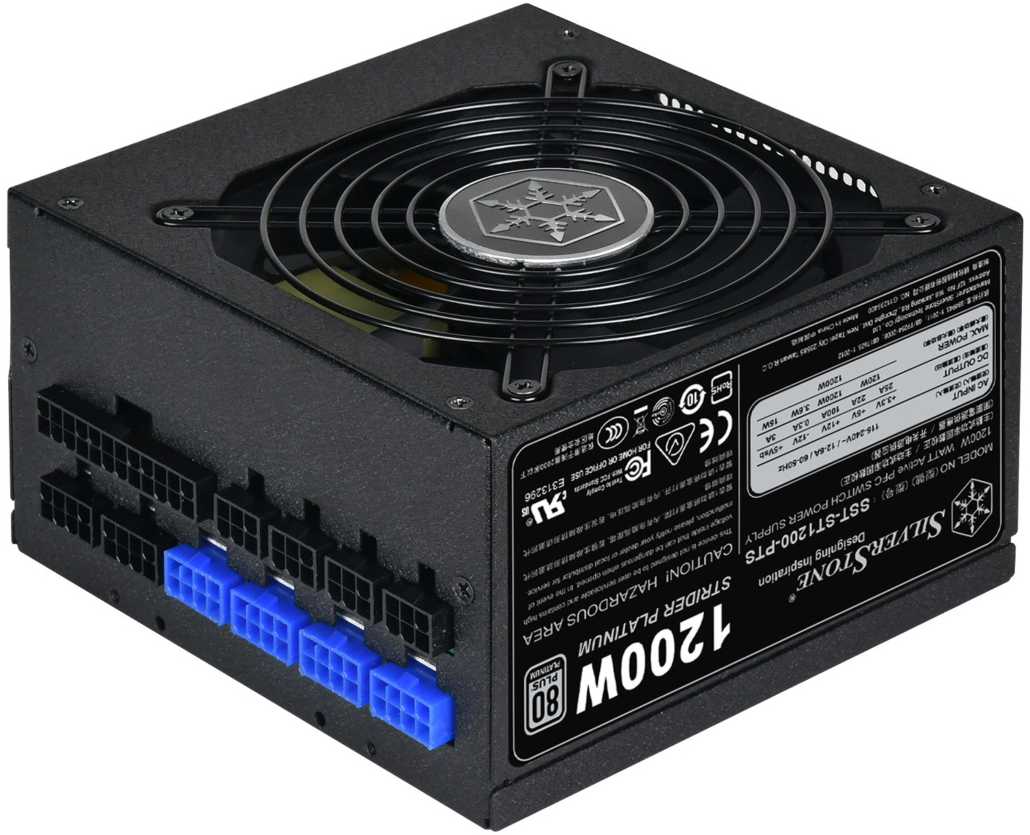 Блок живлення SILVERSTONE STRIDER ST1200-PTS, 1200W (SST-ST1200-PTS) в Києві