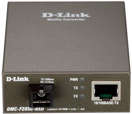 Медіаконвертер D-Link DMC-F20SC-BXD WDM (TX 1550NM) в Києві