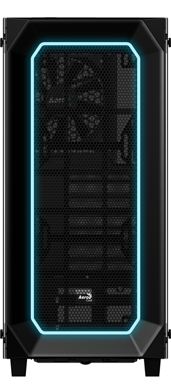 Корпус AEROCOOL P7-C0 Pro Black, RGB, Окно в Киеве