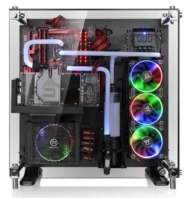 

Корпус Thermaltake Core P5 TG Black Без БП (CA-1E7-00M1WN-03)