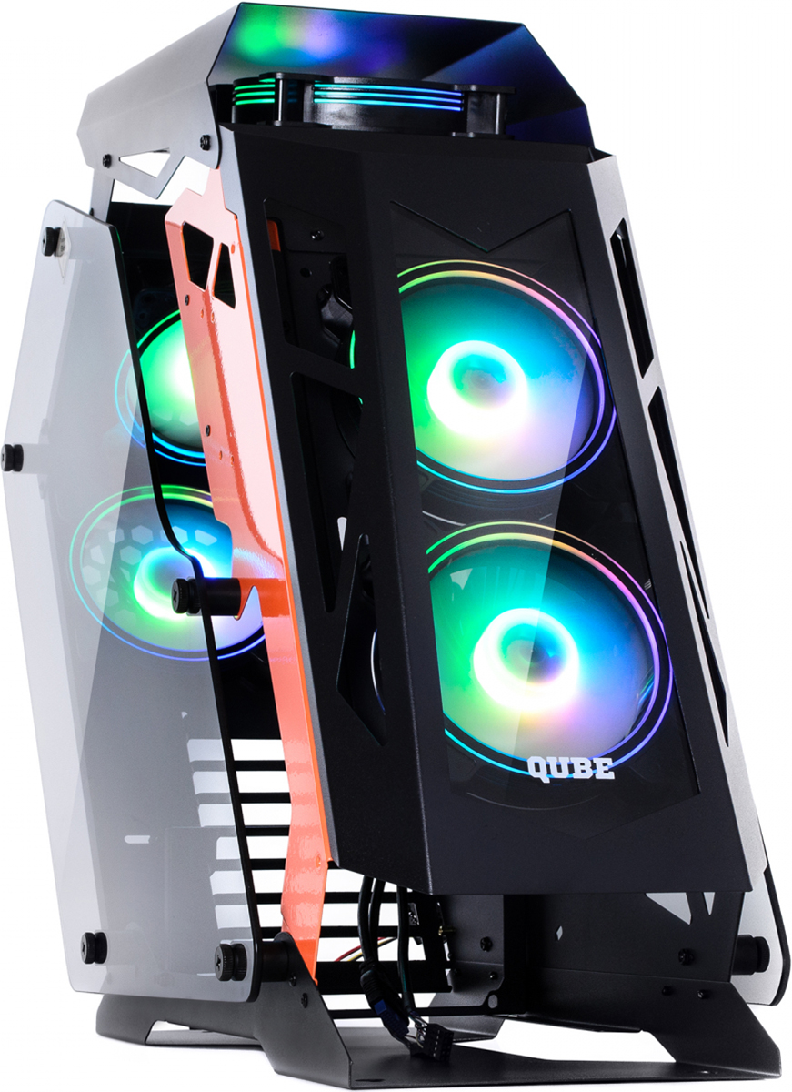 Корпус QUBE Stalker Black/Orange (STALKER_FMBU3) в Києві