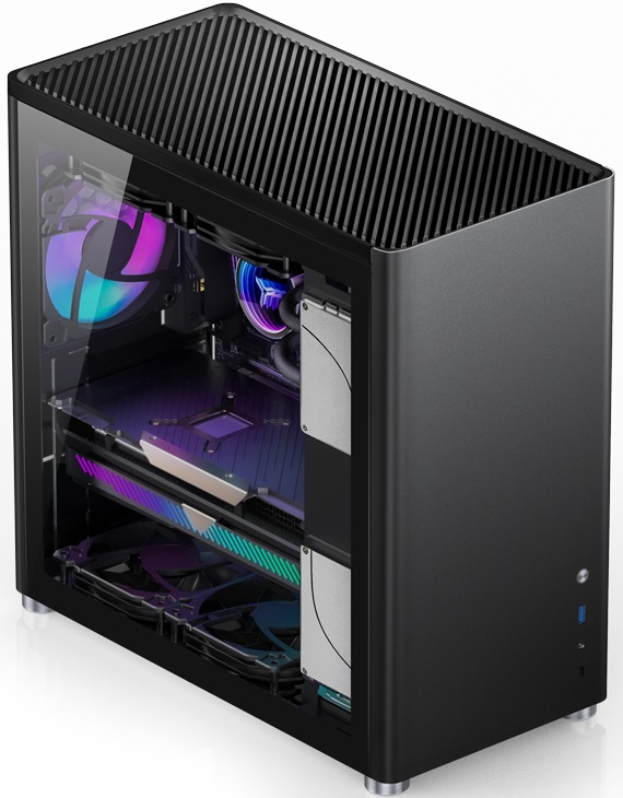 ᐉ Корпус JONSBO D40 Aluminum Black — купить в Киеве и Украине | Цена и ...