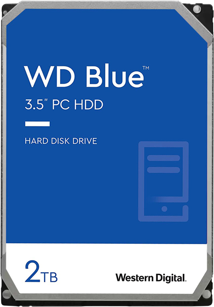 Жорсткий диск 3.5" WD Blue 2TB SATA (WD20EZBX) в Києві