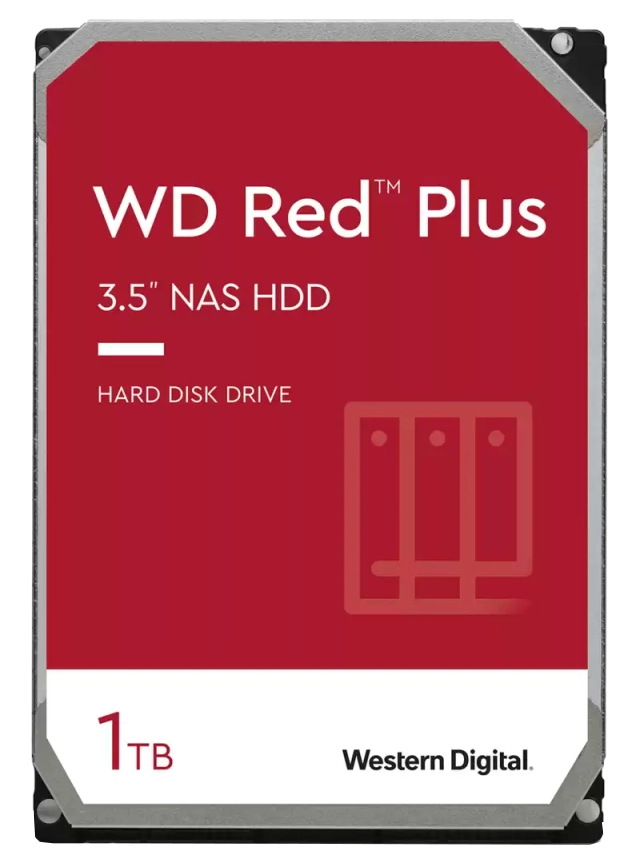 Жесткий диск 3.5" WD Red Plus 8TB SATA (WD80EFZZ) в Киеве