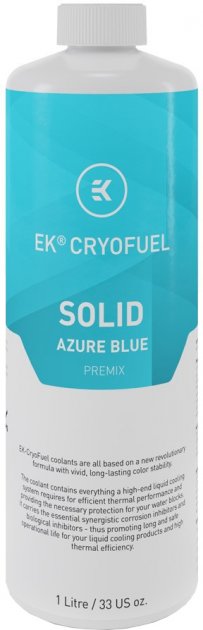 Охлаждающая жидкость EKWB EK-CryoFuel Solid Azure Blue Premix 1000mL (3831109880357) в Киеве