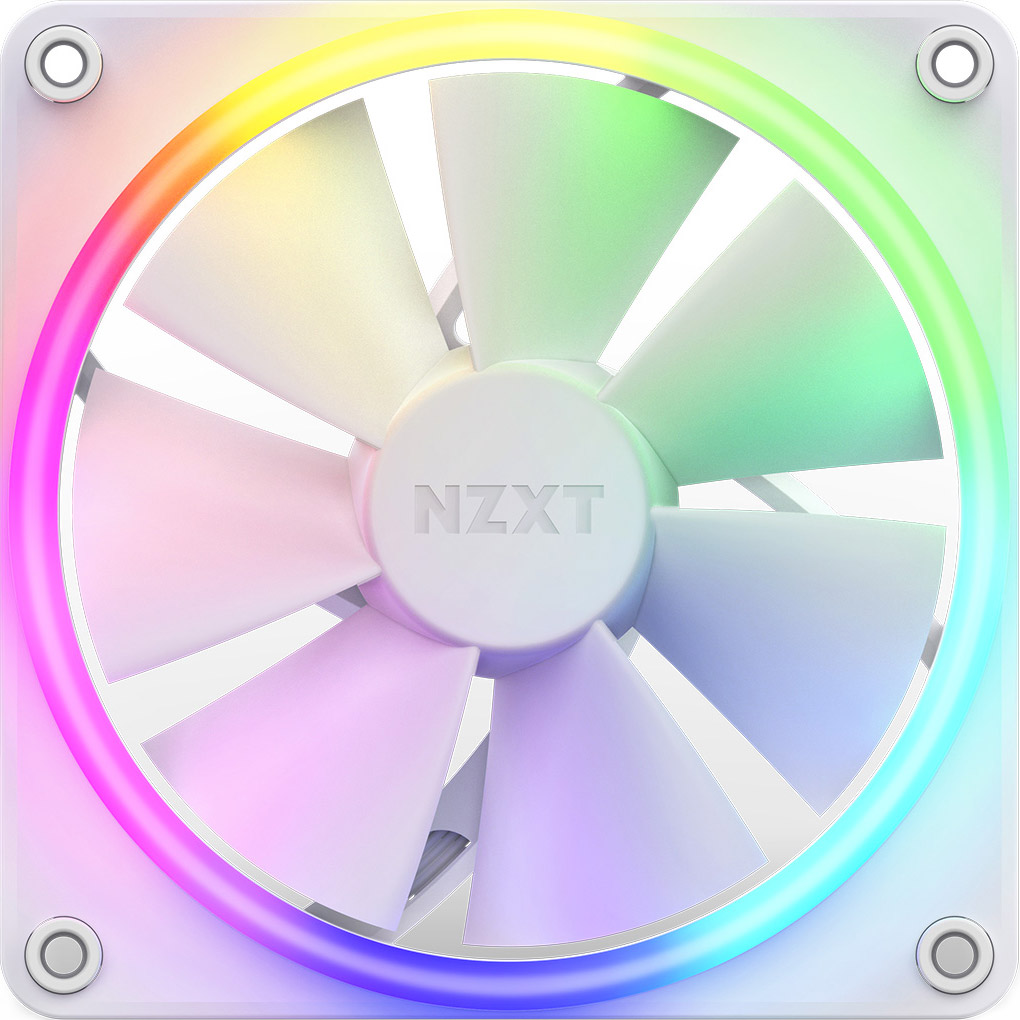 Вентилятор NZXT F120RGB 120 мм White (RF-R12SF-W1) в Києві