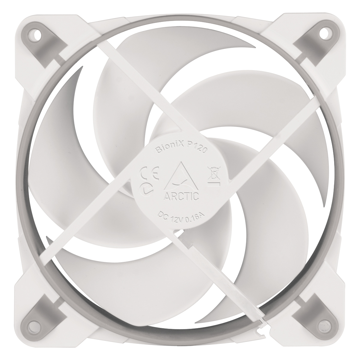 Кулер для корпуса ARCTIC BioniX P120 Grey/White (ACFAN00167A) · 2