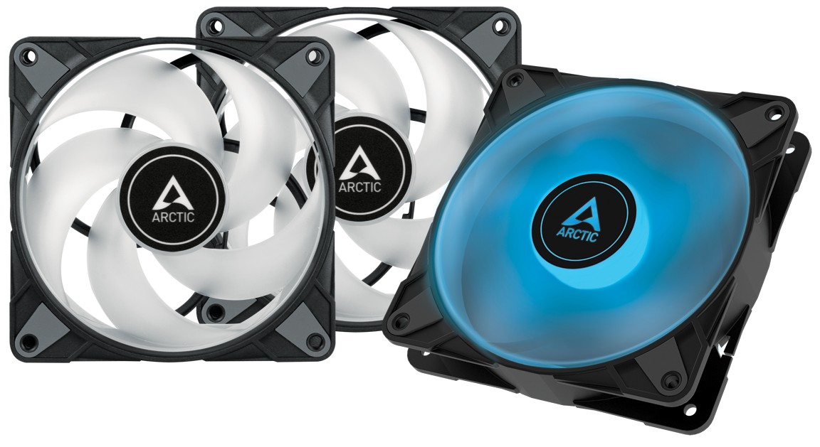 Кулер для корпуса ARCTIC P12 PWM PST RGB 3-Pack (ACFAN00229A) · 2