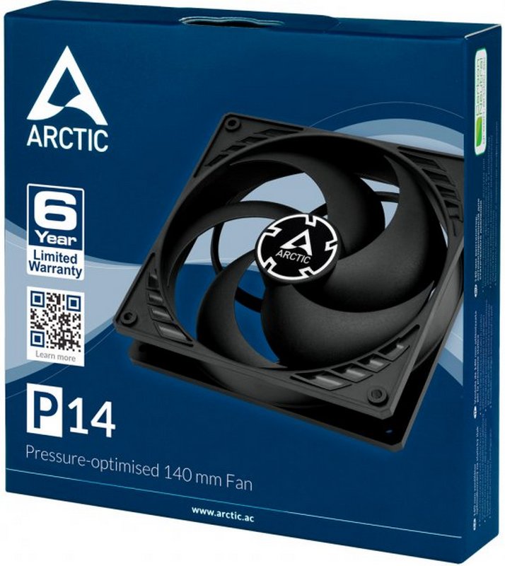 Кулер для корпуса ARCTIC P14 140мм (ACFAN00123A) · 6