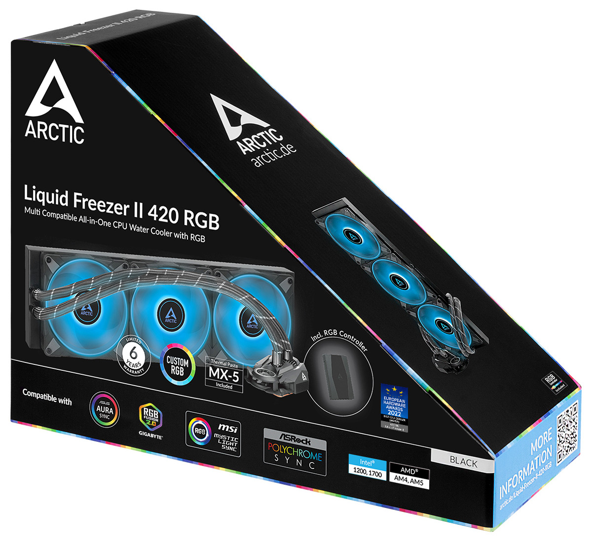 Система водяного охолодження ARCTIC Liquid Freezer II 420 RGB (ACFRE00111A) · 6