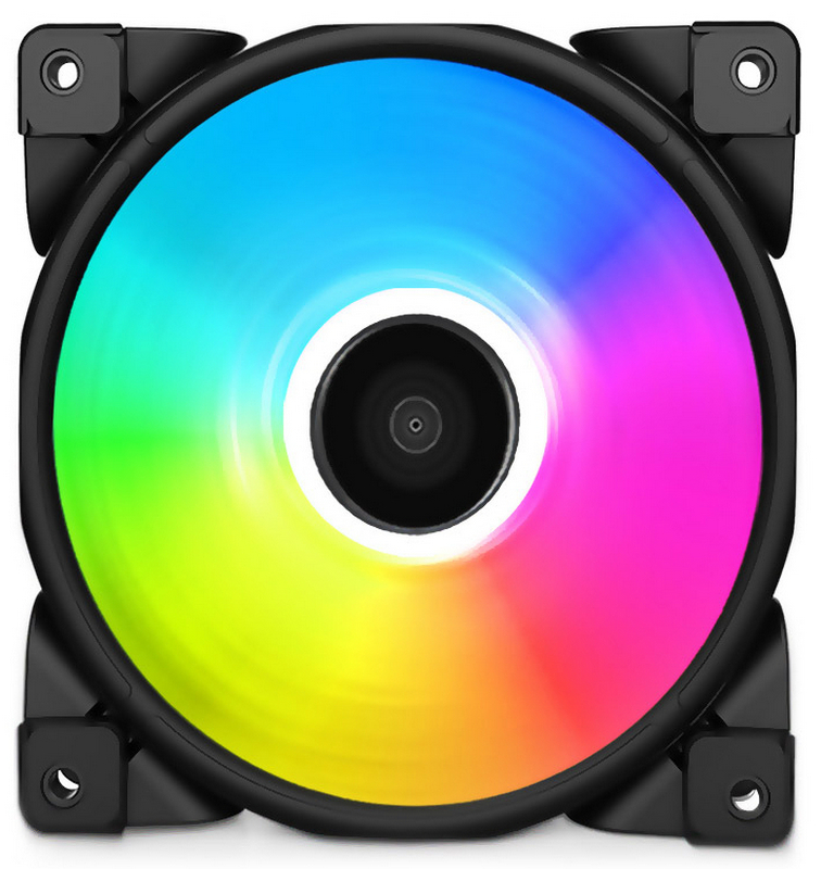 ᐉ Кулер для корпуса PCCOOLER Halo Fixed Color Fan — купити в Києві і ...