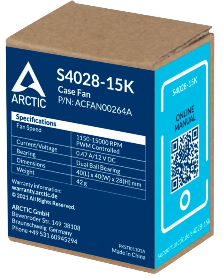 Вентилятор ARCTIC S4028-15K (ACFAN00264A) · 6
