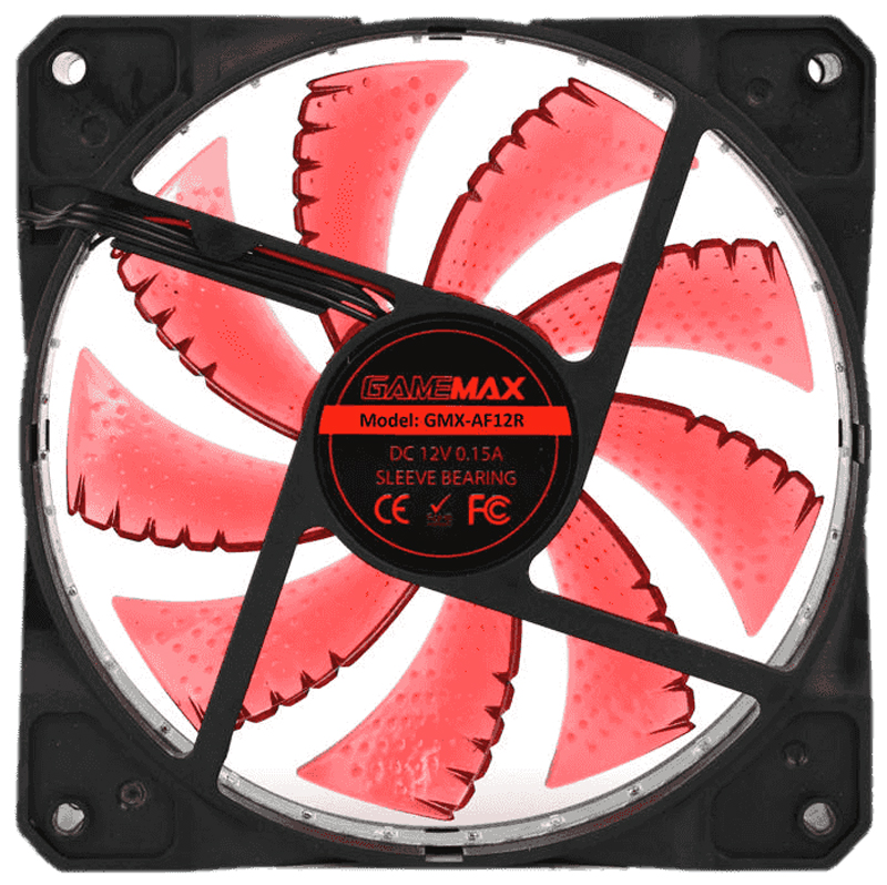 Вентилятор GEMEMAX Red (GMX-WF12R) · 3