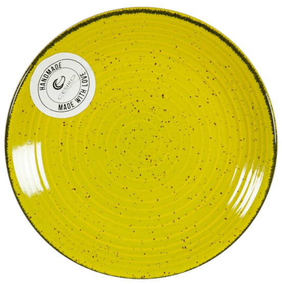 Тарілка десертна CESIRO Spiral 20 см (D3070S/G140) Цитрон в Києві