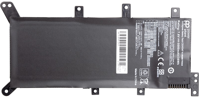 Аккумулятор для POWERPLANT ноутбуков ASUS X555 Series (C21N1347) 7.6V 5000mAh (NB430796) в Киеве