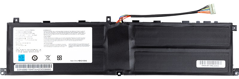 Акумулятор  для ноутбуків MSI GS65 Stealth Thin (BTY-M6L) 15.2V 5380mAh (original) (NB470099) в Києві
