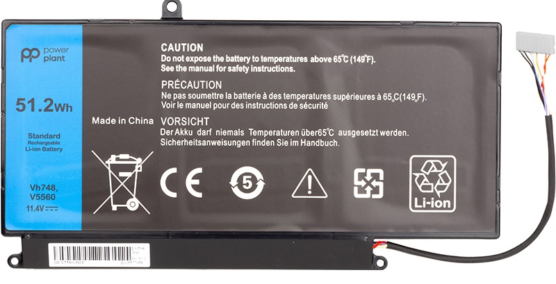 Аккумулятор POWERPLANT для ноутбуков Dell Inspiron 14-5439 (VH748) 11.4V 51.2Wh (NB441099) в Киеве