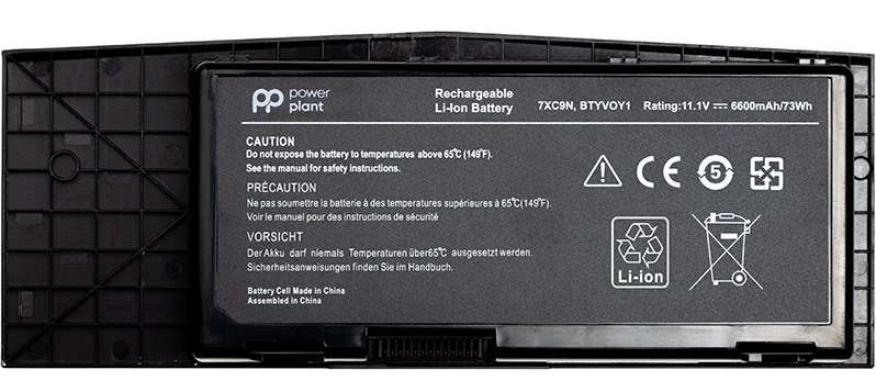 Аккумулятор POWERPLANT для ноутбуков DELL Alienware BTYVOY1 (7XC9N) 11.1V 6600mAh (NB441525) в Киеве