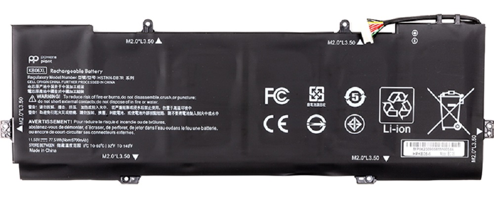 Акумулятор POWERPLANT для ноутбуків HP SpectreX360 15-B Series 11.55V 6700mAh (KB06XL) в Києві