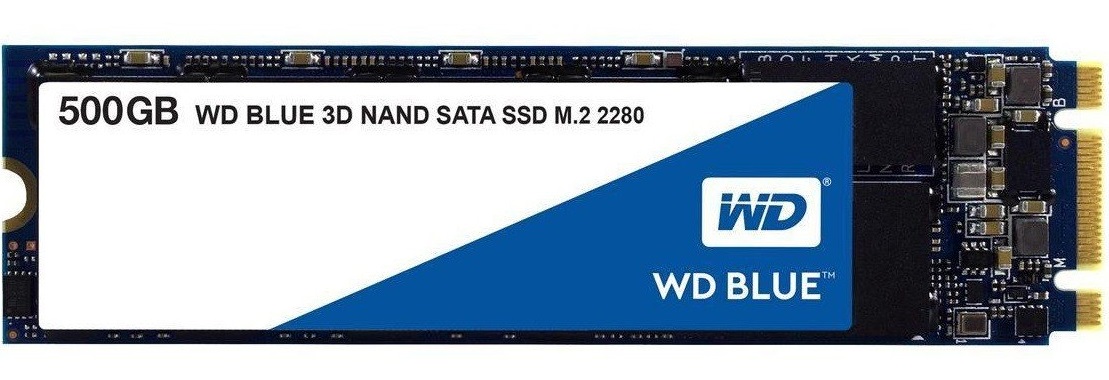 Накопичувач SSD 500Gb WD Blue SATA3 M.2 (WDS500G2B0B) в Києві