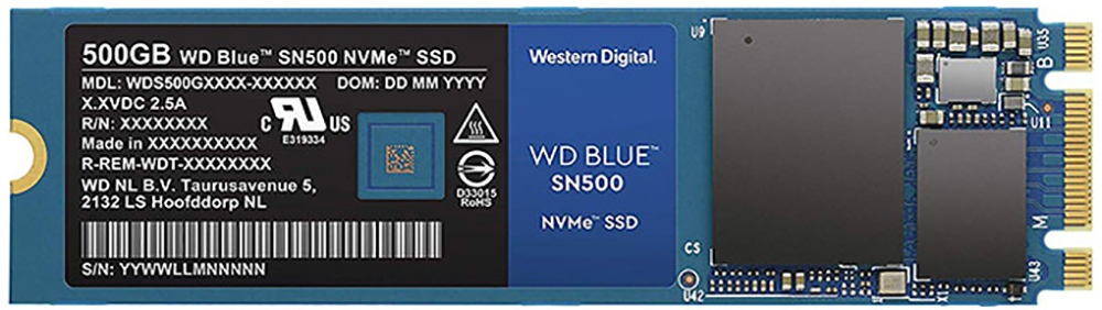 Накопитель SSD WD Blue SN500 500GB M.2 NVMe (WDS500G1B0C) в Киеве