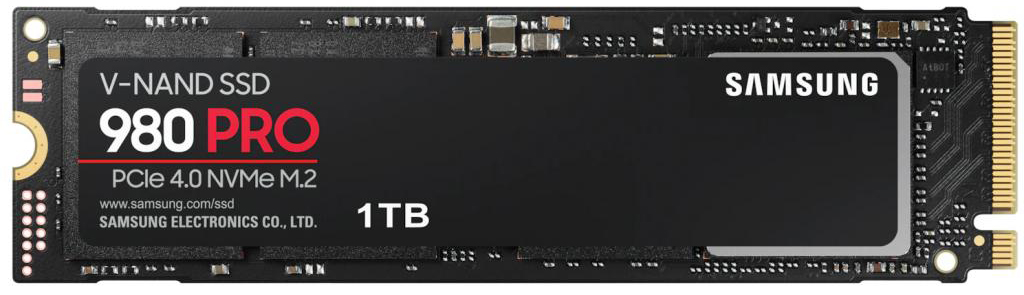 Накопичувач SSD SAMSUNG 980 PRO NVMe PCIe 1TB (MZ-V8P1T0BW) в Києві