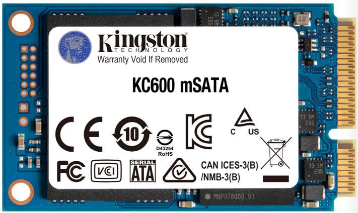 Накопичувач SSD 1ТB KINGSTON KC600 mSATA SATA3 3D TLC (SKC600MS/1024G) в Києві