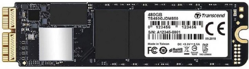 Накопичувач SSD 480GB TRANSCEND JetDrive 850 for Apple M.2 PCIe (TS480GJDM850) в Києві