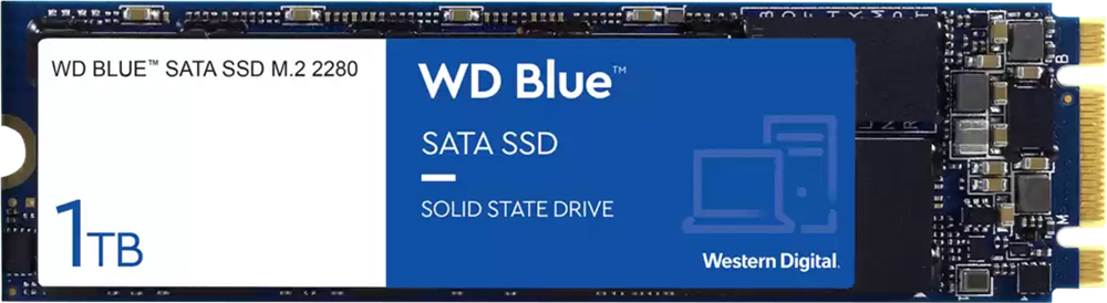 Накопичувач SSD WD Blue 1TB M.2 SATA3 (WDS100T2B0B) в Києві