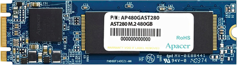 Накопитель SSD APACER AST280 480GB M.2 SATA TLC (AP480GAST280-1) в Киеве