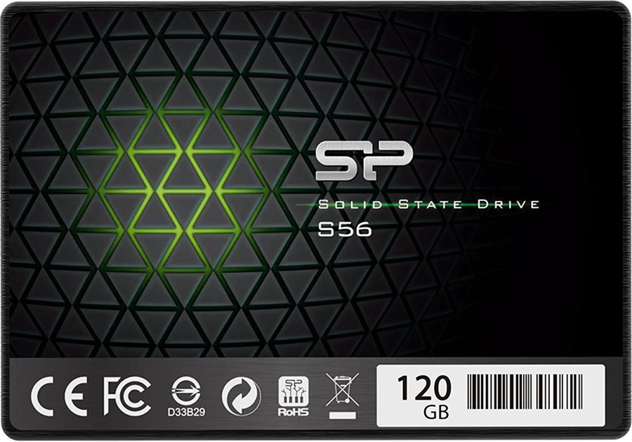 Накопитель SSD 2.5" SILICON POWER Slim S56 120GB SATA3 TLC (SP120GBSS3S56B25) в Киеве