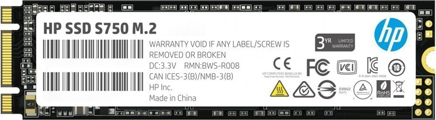 Накопитель SSD HP S750 512GB M.2 SATA (16L56AA) в Киеве