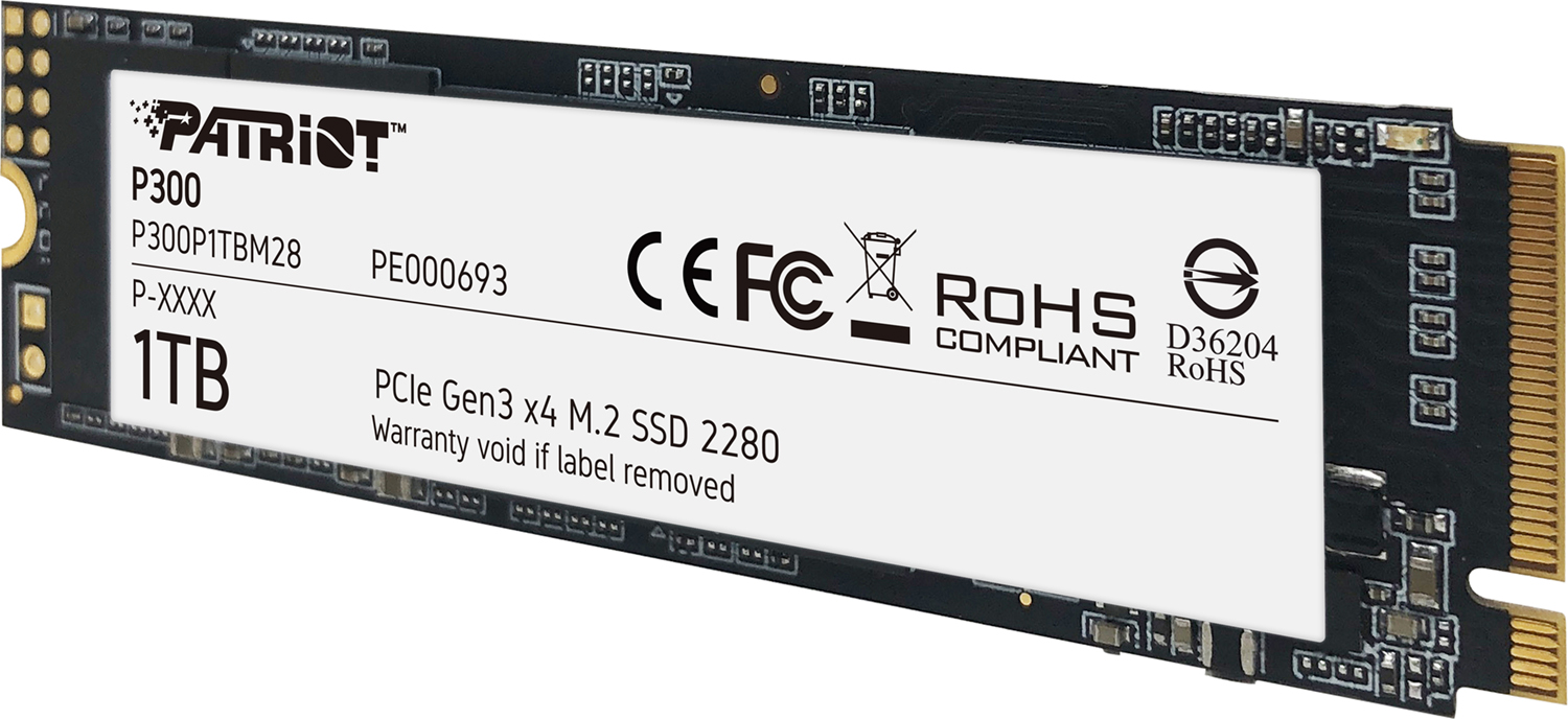Накопичувач SSD PATRIOT P300 1TB M.2 NVMe (P300P1TBM28) · 2