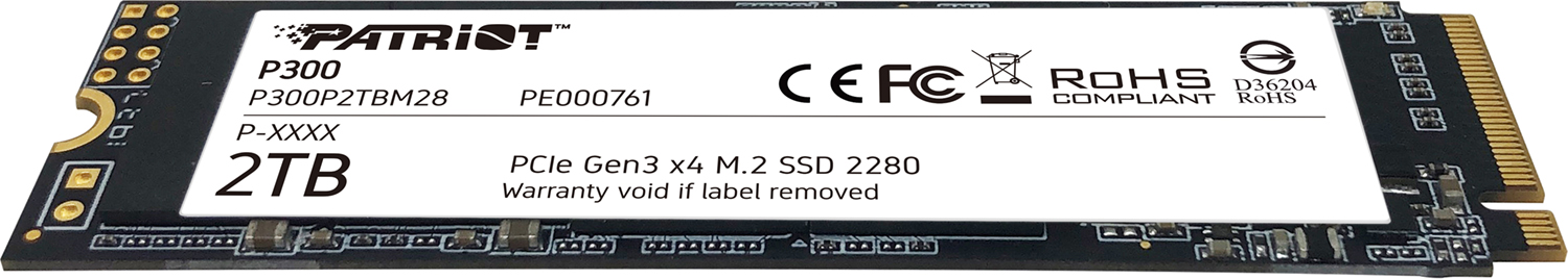 Накопичувач SSD PATRIOT P300 2TB M.2 NVMe (P300P2TBM28) · 4