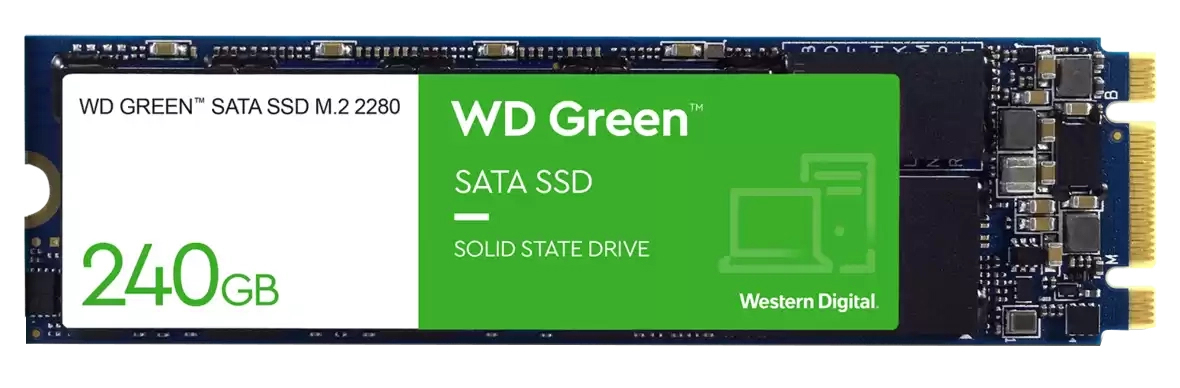 Накопичувач SSD WD Green 240GB M.2 (WDS240G3G0B) в Києві