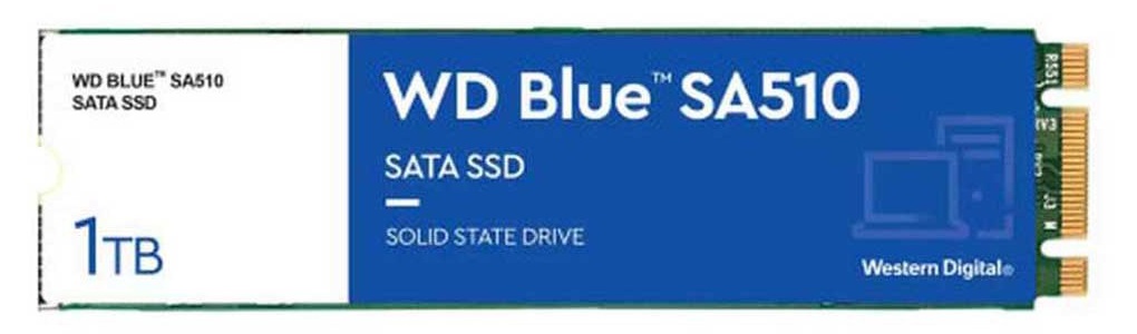 Накопитель SSD WD Blue SA510 1TB M2 (WDS100T3B0B) в Киеве