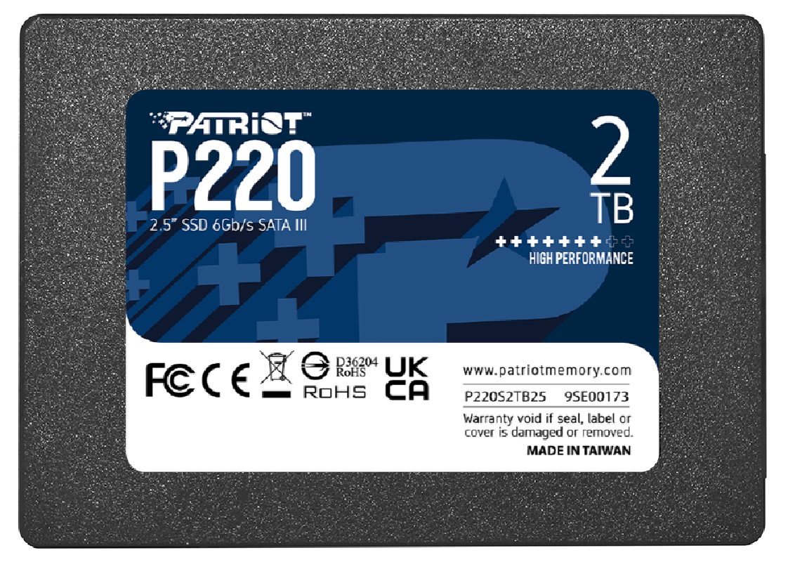 Накопичувач SSD 2.5" PATRIOT P220 2TB SATA (P220S2TB25) в Києві