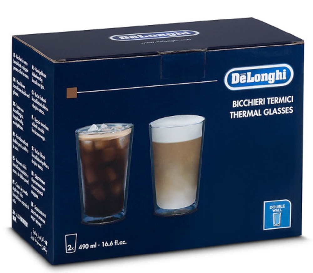 Набір склянок DELONGHI DLSC 319 490 мл 2 шт · 6