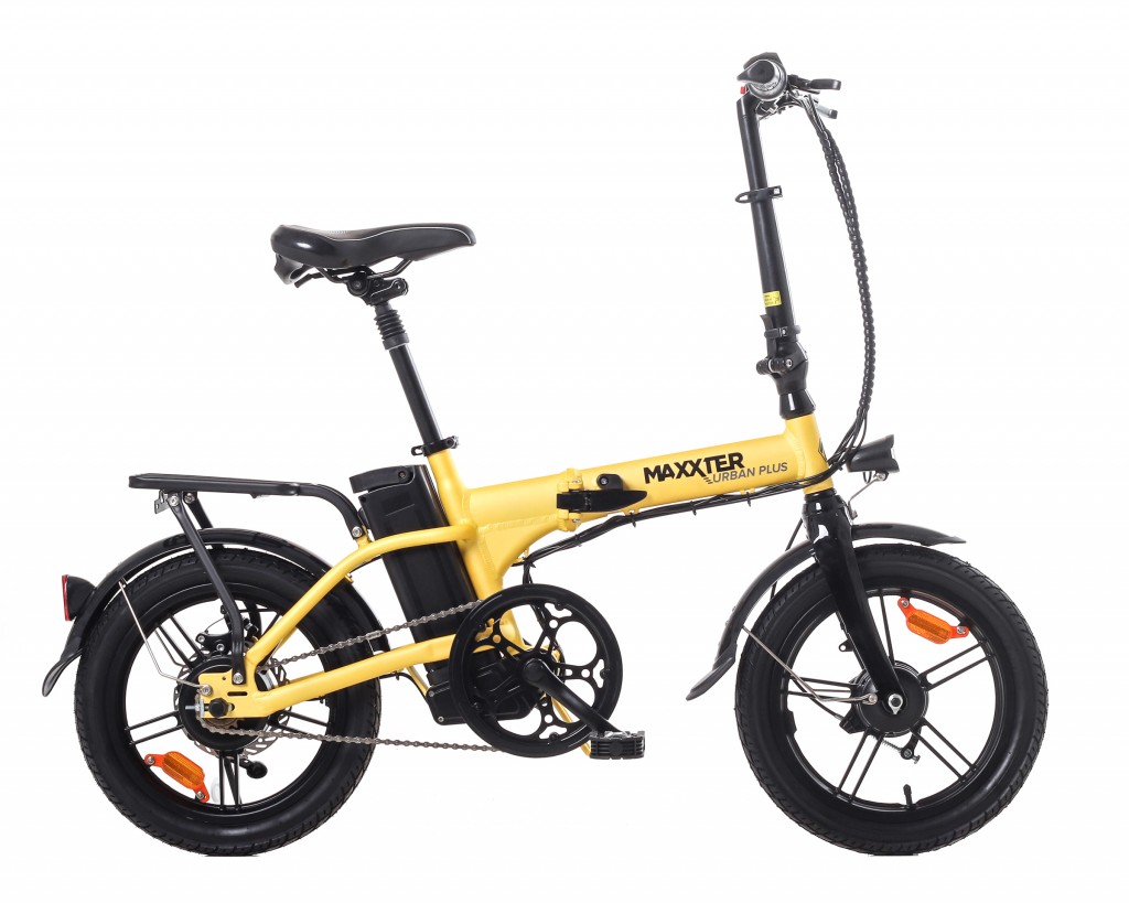Електровелосипед MAXXTER URBAN PLUS (yellow-black) в Києві