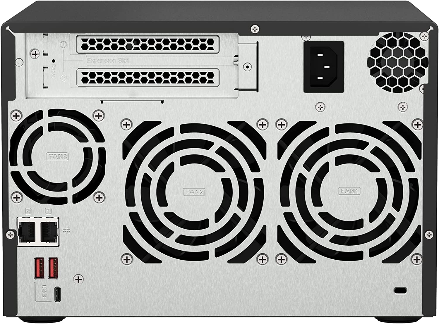 Мережеве сховище QNAP TS-673A-8G USB/LAN Black · 5