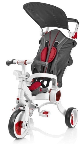 

Велосипед Трехколесный Galileo Strollcycle Красный G-1001-R