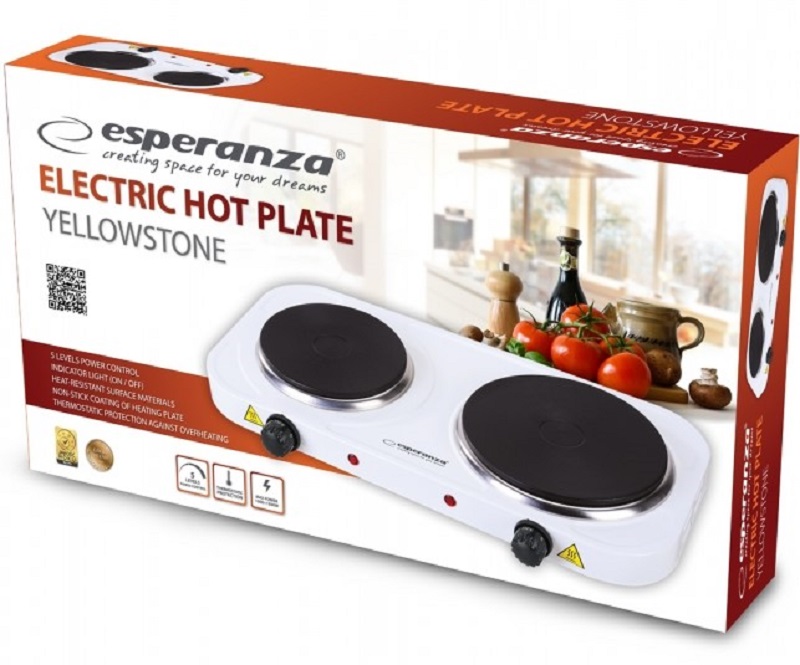 Плитка настільна електрична ESPERANZA EKH007W · 2