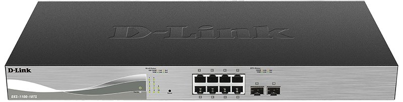 

Коммутатор D-Link DXS-1100-10TS 8x10GBaseT, 2x10GB