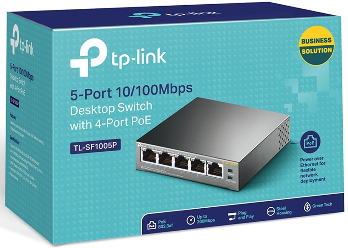 Комутатор TP-LINK TL-SF1005P · 4