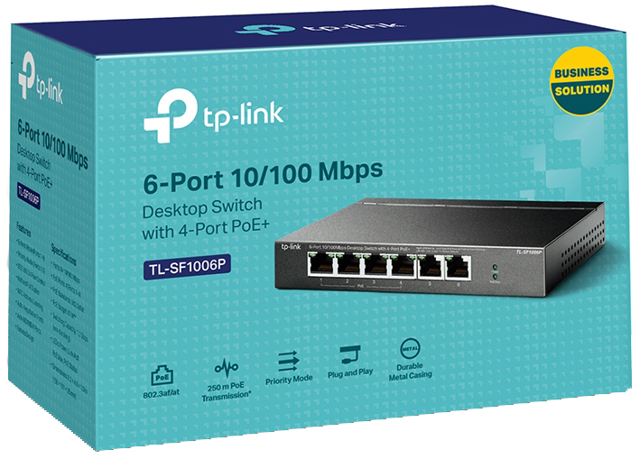 Комутатор TP-LINK TL-SF1006P · 3