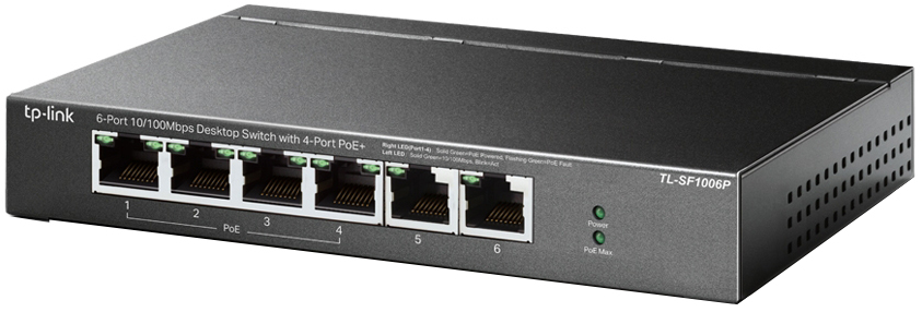 Комутатор TP-LINK TL-SF1006P · 2
