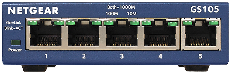 Коммутатор NETGEAR GS105GE (GS105GE) в Киеве